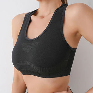 Women Sports <b>Bras</b> Yoga <b>Top</b> <b>Vest</b> High Shockproof Quick-drying Yoga Gym Running Fitness Underwear Ladies Seamless Sportswear - Product Image 1