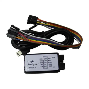 เครื่องวิเคราะห์ลอจิก USB 8ช่องสัญญาณ24MHz สำหรับไมโครคอนโทรลเลอร์แขน FPGA อุปกรณ์เสริมคอมพิวเตอร์ออลอินวัน - Product Image 1