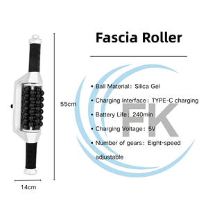 Masseur à bille rotative portable à 360° pour usage domestique, <span class=keywords><strong>appareil</strong></span> de massage des fascias rechargeable pour amincissement corporel, bâton de massage - Product Image 4