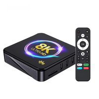 Boîtier TV Android personnalisé 4 Go 64 Go, boîtier TV de jeu 2024, 16 Go, Smart Android 14, boîtier TV 8K