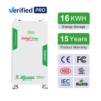 Batterie solaire au lithium Lifepo4, différentes puissances, vente en gros d'usine, 3kwh, 5kwh, 10kwh, 15kwh, 16kwh, batterie de stockage d'énergie solaire