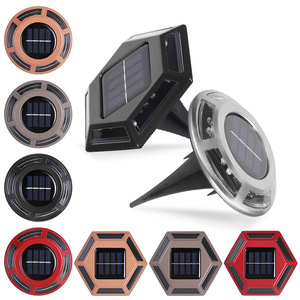 Lámpara Solar de Jardín Xinyao con 12 LED, de Acero Inoxidable, para Exteriores - Product Image 5
