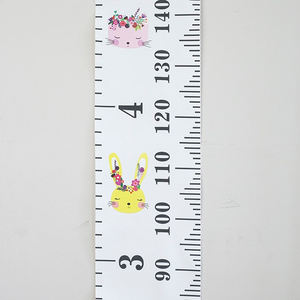 <span class=keywords><strong>Règle</strong></span> de mesure personnalisée en acrylique imprimé d'animaux de zoo <span class=keywords><strong>règle</strong></span> murale pour décoration de chambre d'enfant cadeau graphique de croissance en hauteur pour enfants - Product Image 3