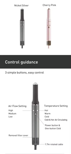 Cepillo secador de pelo con secador de pelo iónico negativo de alta velocidad de 110.000 RPM, rizador automático, secador de pelo 6 en 1 de aire caliente - Product Image 6