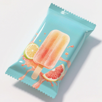 Sacs d'emballage personnalisés pour bâtonnets glacés, rouleaux de film plastique pour produits surgelés, sacs alimentaires thermoscellables pour glaces et bâtonnets glacés