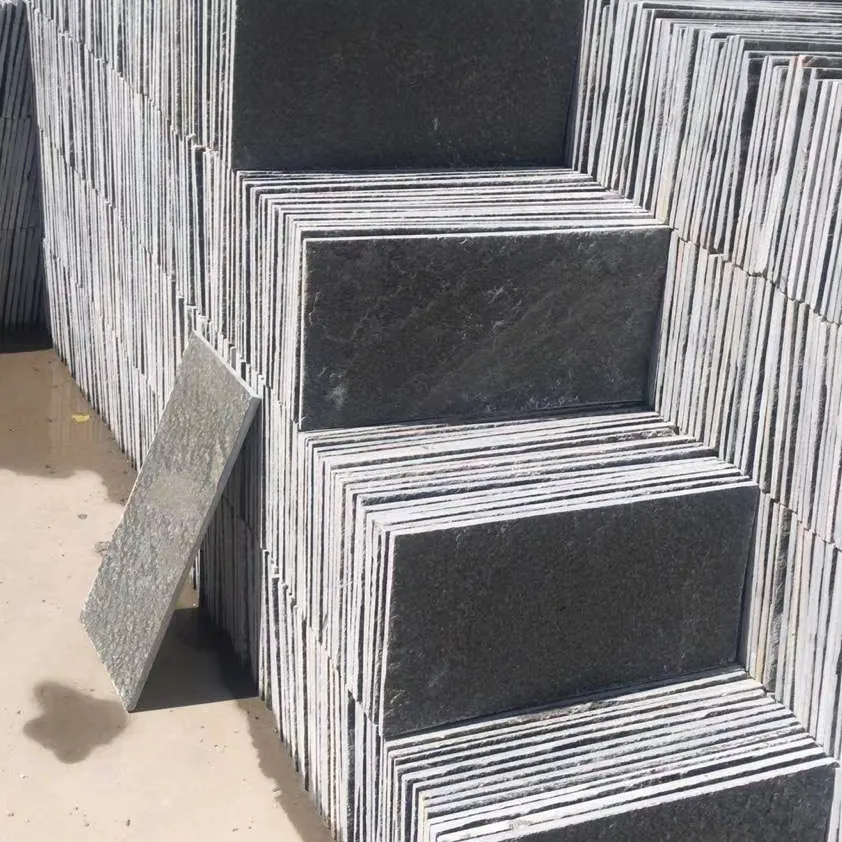 stone for exterior floor paving natural stone grey black rectangle slate stone board