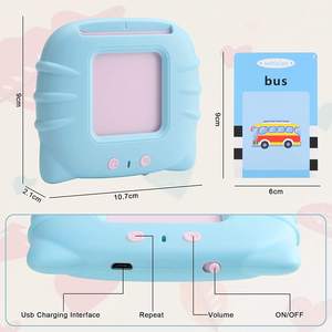 Machine d'apprentissage électronique parlante multilingue (10 langues) personnalisée pour l'éducation précoce – Flashcards Montessori pour l'apprentissage précoce des enfants - Product Image 6