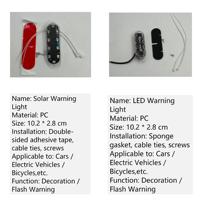 Feux de signalisation routière filaires à LED durables en PC, haute puissance, avec lentilles et perles lumineuses pour la sécurité routière