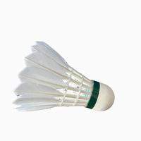 Volants de badminton en plumes de canard NO 10 - Volants d'entraînement professionnels - Fabriqués avec précision - Vol stable - Idéal pour la pratique