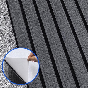 Panneaux muraux acoustiques en bois plaqué PET auto-adhésifs faciles à installer sans perçage, panneaux absorbants du son <span class=keywords><strong>pour</strong></span> la rénovation de la maison en DIY - Product Image 2