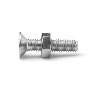 Tornillo y tuerca hexagonales de cabeza plana de acero inoxidable 304 M2 M3 M4 M5 M6 para muebles metálicos - Product Image 1