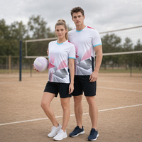Uniforme d'équipe personnalisé pour le badminton, le volley-ball et le tennis de table, pour femmes, séchage rapide, impression par transfert thermique, protection UV, respectueux de l'environnement