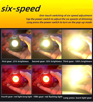 Lampe de travail COB super lumineuse, lampe torche portable rechargeable, lampe de camping LED, pliable, à intensité variable, pour réparation automobile, atelier, urgence