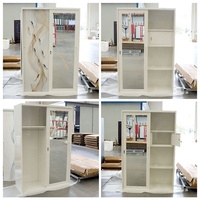 Armoire pour enfants personnalisée en acier métal conception pour enfants armoires à miroir vêtements bébé placard chambre meubles armoire almirah