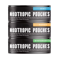 Pochettes d'énergie personnalisées sans sucre à la menthe, qualité supérieure, pour une concentration mentale rapide, soulagement de la fatigue, supplément de fitness