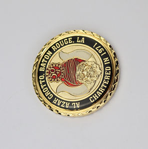 Vintage Cast Zinc maritim koin keras Enamel dilapisi bersejarah lambang desain kolektor pesanan jumlah besar tersedia huruf tema logam - Product Image 2