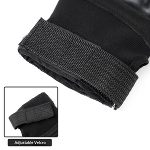 Guantes Tácticos de Medio Dedo para Exteriores, de Poliéster, con Protección de Nudillos Duros y Correa de Muñeca, para Ciclismo, Senderismo, Entrenamiento Físico - Product Image 5