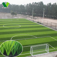 Gazon artificiel de terrain de Football à vendre, plancher de sport bon marché gazon artificiel de Football