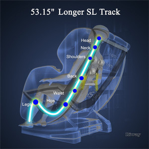 <span class=keywords><strong>Elite</strong></span> 3D <span class=keywords><strong>Massage</strong></span> Intelligente Sprach steuerung Ganzkörper-<span class=keywords><strong>Massage</strong></span> stuhl ohne Schwerkraft mit speziellem Fuß roller - Product Image 3