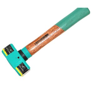 Martillos de trineo Dead Blow con mango de fibra de vidrio, martillo de maquinista completamente pulido, CN;JIA Steel <span class=keywords><strong>YAOU</strong></span> amarillo y negro 2LB - Product Image 4