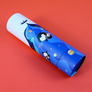 Boîte en tube de papier imprimée sur mesure, emballage rigide en carton, boîte cylindrique pour parfum, bougie, artisanat - Product Image 3
