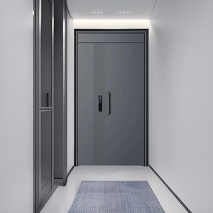 Portes de sécurité modernes de luxe en acier inoxydable et aluminium pour l'intérieur et l'extérieur, style turc - Product Image 1
