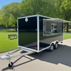 Remolque de calle profesional, Estación de sándwiches, Almacenamiento en frío, Aplicación para dulces, Camión con ventana de servicio comercial, Contenedor, Carro de comida - Product Image 4