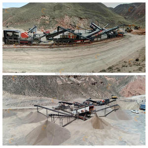 Pabrik Penyaringan dan Penghancuran Bergerak |   Mesin Penghancur Batu Bergerak Tipe Ban untuk Pemrosesan Satu Atap - Product Image 4