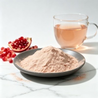 Poudre de jus de grenade instantanée de qualité supérieure, séchée par atomisation, saveur fruitée, pour la production de thé au lait, bonbons et pâtisseries, fabriquée en Chine