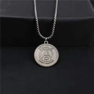 Collier d'équipe de football en métal, pendentif logo de club de football, souvenir, cadeau promotionnel, collier pour les fans de football - Product Image 6