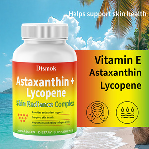 Capsules de beauté autobronzantes à base de lycopène naturel sans sucre, à base d'astaxanthine, antioxydantes, avec logo personnalisé Dismok, vente en gros - Product Image 3