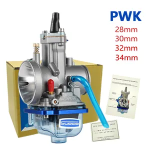 蓝色Boul Carb摩托车化油器Pwk化油器28 30 32 34毫米，带动力喷射，适用于Mikuni 2t 4t发动机赛车零件踏板车