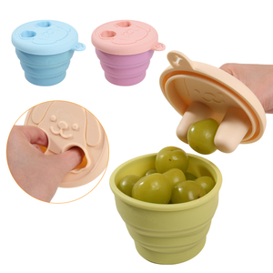 Scatola Regalo Creativa per Alimenti, Contenitore Pieghevole in Silicone per Microonde con Copertura per Dita - Product Image 4