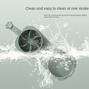 Bol de nourriture pour animaux de compagnie pliable et portable, en silicone de qualité alimentaire, imperméable et antidérapant, pratique et vendu en gros - Product Image 3