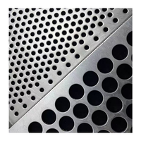 Grilles métalliques perforées sur mesure, grilles de tamisage pour gravier, grilles à mailles circulaires et grilles en acier pour l'exploitation minière, toutes peuvent être coupées et pliées