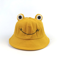 Chapeau Bob Fitspi pour Enfants et Parents, Chapeau de Pêcheur Grenouille pour Femmes, Chapeau Panama Uni pour l'Été et l'Automne, Idéal pour la Randonnée en Plein Air, la Plage et la Pêche, Protection Solaire