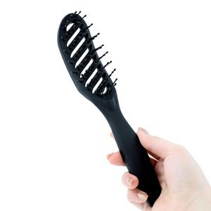 Brosse à <span class=keywords><strong>cheveux</strong></span> frisée et courte pour <span class=keywords><strong>cheveux</strong></span> lisses, séchage rapide, brosse à <span class=keywords><strong>cheveux</strong></span> ventilée pour hommes et femmes - Product Image 4