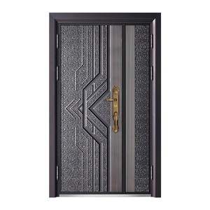 Cửa An Ninh Nhà Chống Đạn Bên Ngoài Cửa Hợp Kim Nhôm Đúc Cửa Xoay Bằng Thép Cho Bên Ngoài - Product Image 4