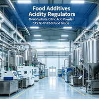 Catégorie comestible de la poudre CAS.No77-92-9 d'acide citrique de monohydrate de régulateurs d'acidité d'additifs