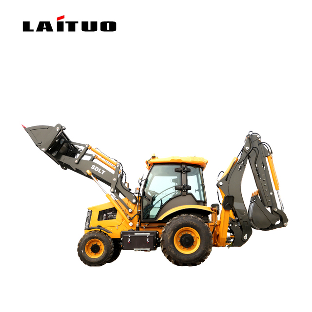 Hot Sale Towable Backhoe Loader 2 Wheel Diesel 9-15 HP Mini Spider Excavator with 1m Bucket Capacity and Planting