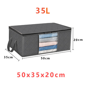 Agent d'achat d'articles ménagers 6 pièces en 1 sacs de rangement en toile pliables avec fermeture éclair pour le stockage des vêtements sac organisateur de vêtements - Product Image 4