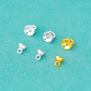 Anneau de connexion en argent sterling S925 de 4,5 mm et 6 mm avec trou de suspension pour la fabrication de bijoux en perles DIY - Product Image 2