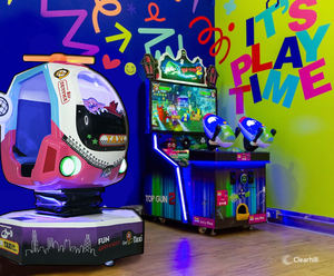 Machine d'amusement intérieure en fibre de verre CE 360 Rotation Kiddie Rides Jeu vidéo pour enfants Hélicoptère à pièces pour aire de jeux FEC - Product Image 4