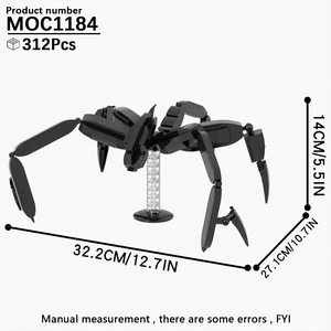 312 Piezas MOC1184 Creativo <span class=keywords><strong>Stranger</strong></span> <span class=keywords><strong>Things</strong></span> Mind Flayer Regalos Bloques de Construcción DIY Juguetes Educativos para Niños Venta al por Mayor - Product Image 2