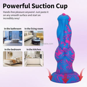 SacKnove Bestseller Frauen Lustig Groß Extra Dick Super Realistisch Echtes Haut gefühl Alien Penis Enorme Erweitern Anal schraube Dildo - Product Image 2