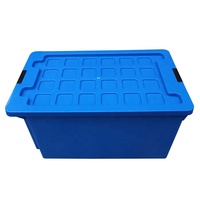 Caisse à poisson Euro en plastique PP solide QS Green 600x400x300mm, empilable et emboîtable pour le stockage logistique