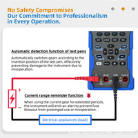 OWON Multimeter genggam AC/DC HDS120/HDS160, Multimeter genggam empat dan a setengah Digit dengan osiloskop
