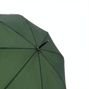 Parapluie droit manuel vert foncé personnalisé avec motif <span class=keywords><strong>Aigle</strong></span>, résistant au vent, avec poignée en J noire, idéal pour la publicité - Product Image 6