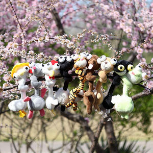 Muñeco de peluche del Zodiaco de Mono de Cuello Largo, Adorno Colgante para Bolsa, Alivio del Estrés, Regalo para Fiestas, Poliéster y Algodón PP, 31-50cm - Product Image 3