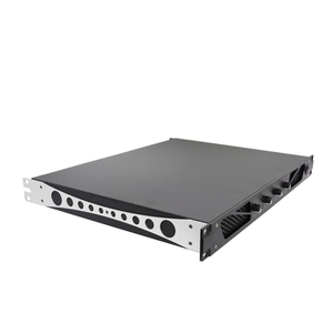 Amplificateur de puissance professionnel AR1450 4 canaux 1U classe-D <span class=keywords><strong>500W</strong></span> * 2 amplificateur PA monté en rack scène Studio son - Product Image 1